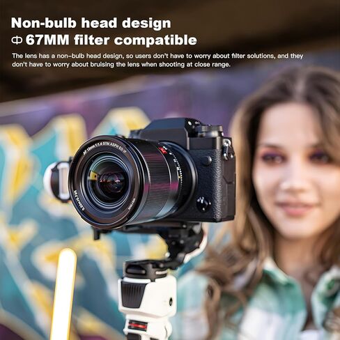 فيلتروكس عدسة 13 ملم f1.4 F/1.4 E، عدسة بزاوية واسعة Aps-C Prime لكاميرا سوني E ماونت a9/ a7RIV/ a7RIII/ a7III/ a7SIII/ a7SIII/ a7C/ a6600/ a6400/a6000/A1 in Kuwait