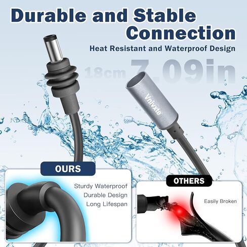 Starlink Mini DC to DC Extension Cable, Female to Male Plug 18CM, Waterproof 100W 20V/5A PD Input Accessories Converter Adapter Fit for Starlink Mini Pipe Adapter & Original Power Cable in Saudi Arabia