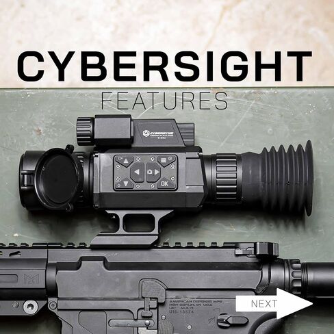 CyberDyne CyberSight HD Day | Night Vison Scope with 1080p HD Sensor, IR Illuminator, Photo/Video Recording in Saudi Arabia