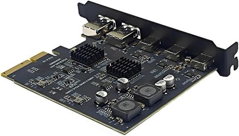 PCI Express X4 to 3 Port Type C + 2 Port USB3.2 Gen2 10Gbps Adapter ASM3142 + VL822 Chip PCIE USB Expansion Card in Saudi Arabia