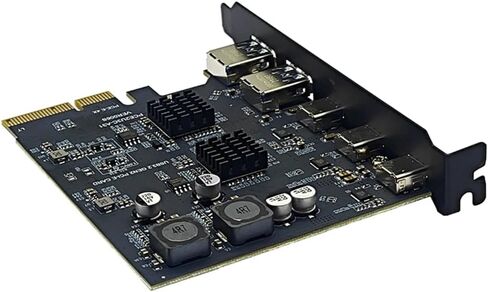PCI Express X4 to 3 Port Type C + 2 Port USB3.2 Gen2 10Gbps Adapter ASM3142 + VL822 Chip PCIE USB Expansion Card in Saudi Arabia