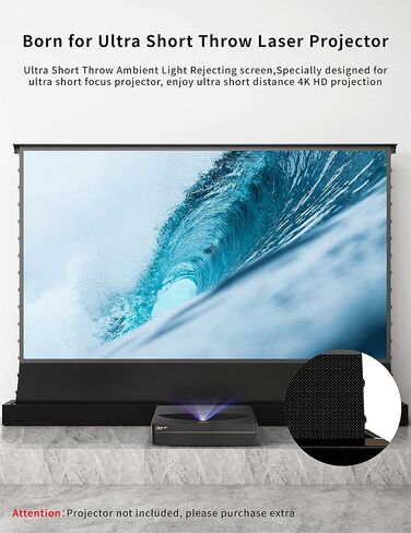 ارفع مستوى تجربة المسرح المنزلي الخاصة بك مع شاشة العرض VividStorm S Pro المزودة بمحرك UST، VSDSTUST100HP in Saudi Arabia