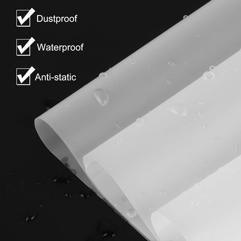 25 Pcs Vinyl Outer Sleeves, Clear Vinyl Record Sleeves 10.2" x 10.2" Vinyl Record Protector Covers for 10" Single LP Storage Collections in Saudi Arabia