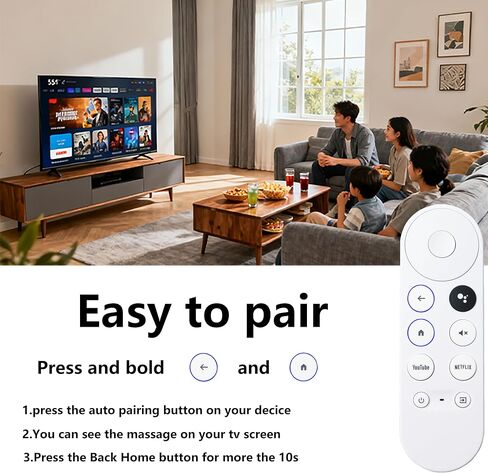مناسب لجهاز Snow Chromecast مع Google TV HD/4K وGoogle TV Streamer 4K. (متوافق فقط مع Snow Chromecast Google) in Saudi Arabia