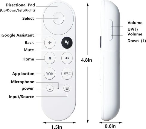 مناسب لجهاز Snow Chromecast مع Google TV HD/4K وGoogle TV Streamer 4K. (متوافق فقط مع Snow Chromecast Google) in Saudi Arabia
