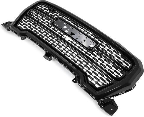 PENSUN Front Bumper Upper Grill Fit For 2019 2020 2021 GMC Sierra 1500,Denali Style Front Mesh Grille,Grille For Gmc 19 20 21 Sierra 1500 Replacement For 84508282 84508286 (Chrome) in Saudi Arabia