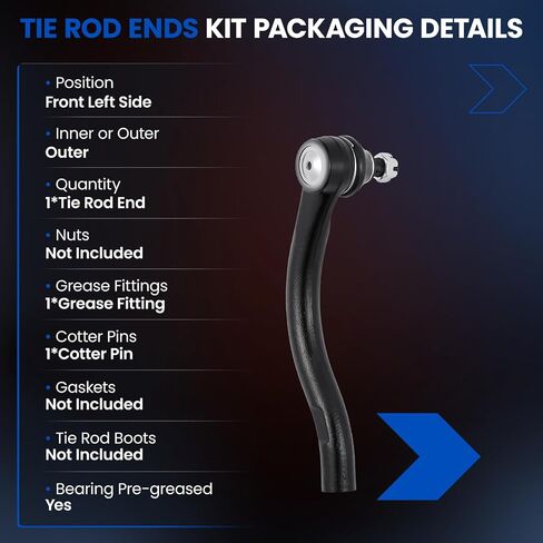 1PCS ES3548 Front Outer Tie Rod End Compatible with Toyota 4Runner 1996-2002,4504739215 in Saudi Arabia