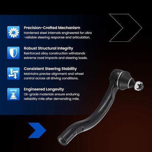 1PCS ES3548 Front Outer Tie Rod End Compatible with Toyota 4Runner 1996-2002,4504739215 in Saudi Arabia