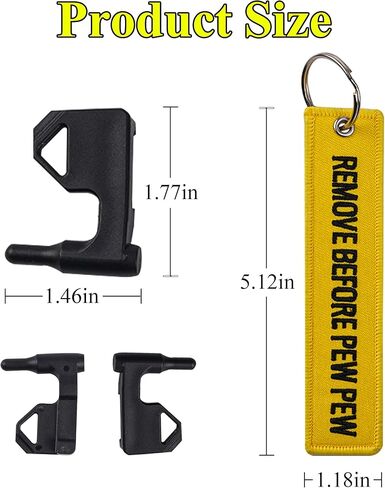 2 حزمة من أعلام أمان الغرفة العالمية للبنادق والمسدسات والبنادق مع علامات ملونة زاهية وسلسلة مفاتيح مطرزة حمراء وعلامات للغرفة الفارغة in Kuwait