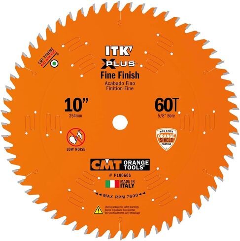 CMT P08060S ITK Plus شفرة المنشار المنزلقة المركبة، 8-1/2 × 60 سن، 10° ATB+مقص مع تجويف 5/8 بوصة in Saudi Arabia