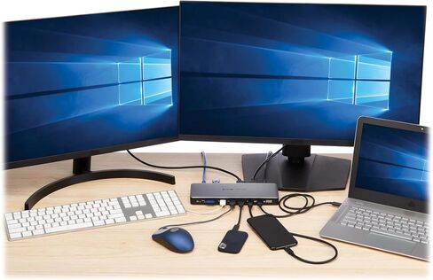 Eaton Tripp Lite Series MTB4-DOCK01A Thunderbolt 4 Dock Laptop Docking Station Dual Monitor, HDMI 8K 60Hz or 4K 144Hz - Audio, SD Card, 2X USB-C (1x TB 4), 4X USB-A, 2.5 Gb Ethernet, 96W PD Charging in Saudi Arabia