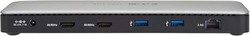 Eaton Tripp Lite Series MTB4-DOCK01A Thunderbolt 4 Dock Laptop Docking Station Dual Monitor, HDMI 8K 60Hz or 4K 144Hz - Audio, SD Card, 2X USB-C (1x TB 4), 4X USB-A, 2.5 Gb Ethernet, 96W PD Charging in Saudi Arabia
