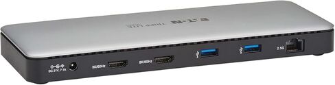 Eaton Tripp Lite Series MTB4-DOCK01A Thunderbolt 4 Dock Laptop Docking Station Dual Monitor, HDMI 8K 60Hz or 4K 144Hz - Audio, SD Card, 2X USB-C (1x TB 4), 4X USB-A, 2.5 Gb Ethernet, 96W PD Charging in Saudi Arabia