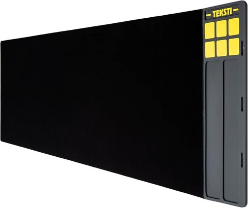 بساط تنظيف المسدس من Teksti SL-CK-003 - بساط منضدة كبير مقاس 49 × 16 بوصة مع صينية تنظيم الوسادة المغناطيسية ومجموعة تنظيف عالمية للبنادق in Kuwait