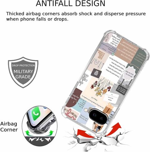 حافظة لهاتف Google Pixel 9a بتصميم غابة، ونمط طبيعة مناظر طبيعية جميلة للجبال والطيور، وغطاء هاتف ناعم من مادة TPU (P9a، خشب) in Kuwait