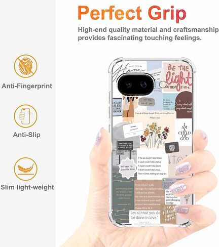 حافظة لهاتف Google Pixel 9a بتصميم غابة، ونمط طبيعة مناظر طبيعية جميلة للجبال والطيور، وغطاء هاتف ناعم من مادة TPU (P9a، خشب) in Kuwait