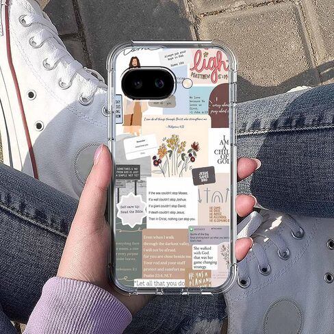 حافظة لهاتف Google Pixel 9a بتصميم غابة، ونمط طبيعة مناظر طبيعية جميلة للجبال والطيور، وغطاء هاتف ناعم من مادة TPU (P9a، خشب) in Kuwait