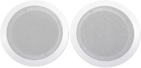 Rockville RCS180-6 Bundle: 180-Watt 6-Zone 70V 2-Way Commercial/Restaurant Amplifier, (4) Pairs CC65T 6.5" White 70V Ceiling Speakers, Bluetooth, USB/SD, FM Radio, for Hotel 9-Items in Saudi Arabia