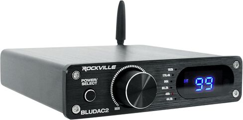حزمة Rockville: زوج من مكبرات الصوت LUX Stealth D4 بمحركات مزدوجة للسقف/الحائط مقاس 4 بوصات مع مضخم صوت BLUDAC2B Hi-Res 192K، وسلك مكبر صوت CL16-100-2 CL2 بتصنيف 100' 16AWG (3 عناصر) in Saudi Arabia