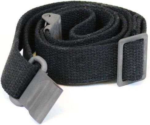 M1 Garand Web Sling USGI Pattern Black Cotton Web Two Point Made in USA in Saudi Arabia