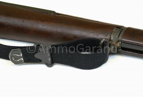 M1 Garand Web Sling USGI Pattern Black Cotton Web Two Point Made in USA in Saudi Arabia