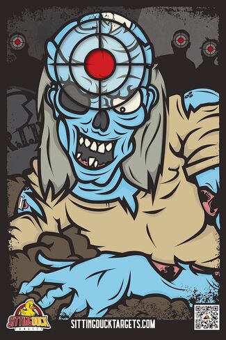 Premium Zombie Target Variety Pack | Better Designs | Better Quality | Better Targets | 12x18 Inch Zombie Targets | Sitting Duck Targets in Saudi Arabia