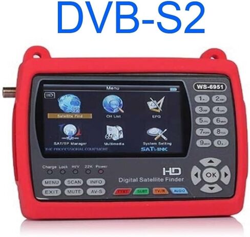 Handheld Sat Finder DVB-S2 4.3' TFT Satellite Finder DVB-S2 Satellite Meter TV Signal Finder in Saudi Arabia
