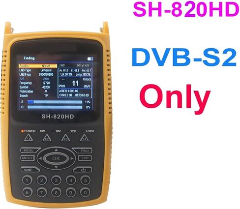 DVB-S2 DVB-T/T2 CCTV Combo Digital Satellite Meter Finder H.265 AHD(Only S2 no T2 CCTV) in Saudi Arabia