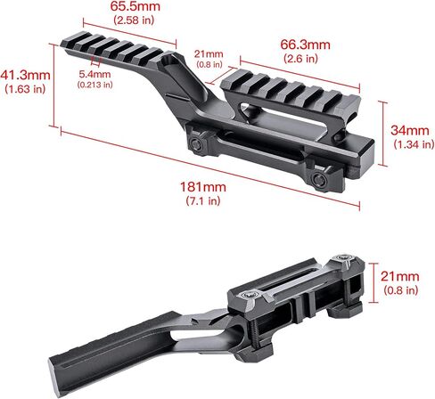 Tactical Group Type Hy Mount for EXPS3 Holographic Sight Laser Combo Adapter Mount Base 20mm Picatinny Rail Red Dot Optic Riser Mount for T1 T2 Optic Scope in Saudi Arabia
