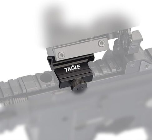 Tacgle Tactical 45 Degree Angle Offset 4 Slot Side Rail Scope Mount Sight Rail Picatinny in Saudi Arabia
