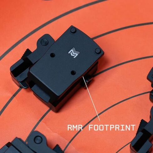 Monstrum Red Dot Riser Mount with Hypergrip QD Quick Release | 1.6 inch Center Height | RMR Footprint in Saudi Arabia