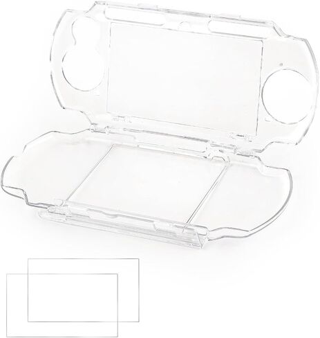 Transparent Hard Shell Case Cover for PSP 2000 3000 Protective Hard Clear Case Accessories Parts in Saudi Arabia