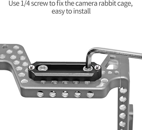 Quick Release Rig for 63mm for Anti-Off Top Handle Clamp Slider Adapter DSLR Camera Cage Extension Quick Release in Kuwait