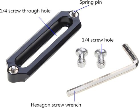 Quick Release Rig for 63mm for Anti-Off Top Handle Clamp Slider Adapter DSLR Camera Cage Extension Quick Release in Kuwait