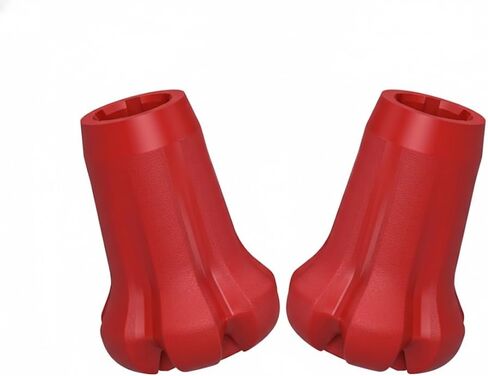 2 Pack Hiking Pole Tips,Rubber,Wear Tear Resistant,for Trekking Poles,Walking Sticks,Hiking Canes in Saudi Arabia
