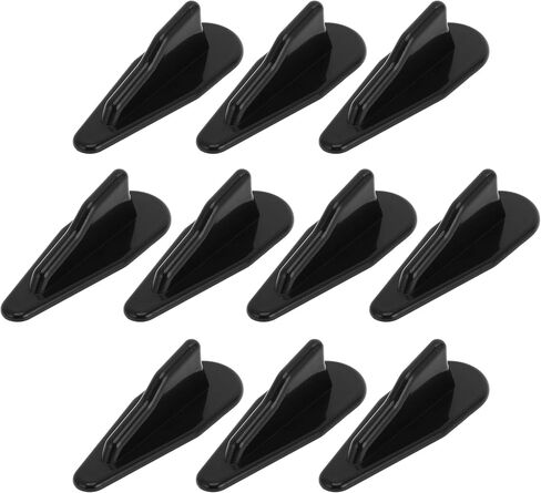 10 Pcs Universal Shark Fin Dummy Antenna Mount 3.1" Aerial for Decoration Only Black in Saudi Arabia