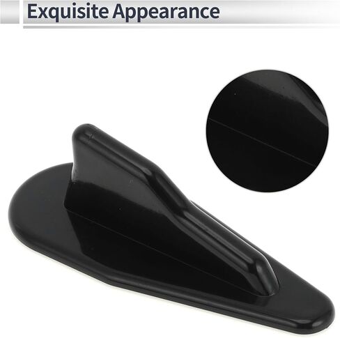 10 Pcs Universal Shark Fin Dummy Antenna Mount 3.1" Aerial for Decoration Only Black in Saudi Arabia