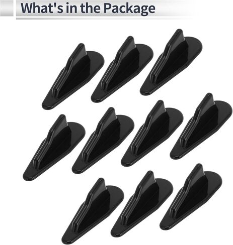 10 Pcs Universal Shark Fin Dummy Antenna Mount 3.1" Aerial for Decoration Only Black in Saudi Arabia