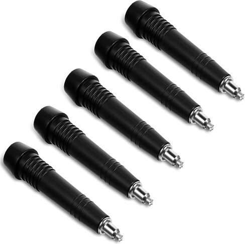 5Pcs Trekking Pole Tips Carbide Hiking Pole Carbide Tips Universal Tungsten Steel Rod End Tip Replacement Walking Sticks Tip Protectors for Outdoor Climbing Snow Mud in Saudi Arabia
