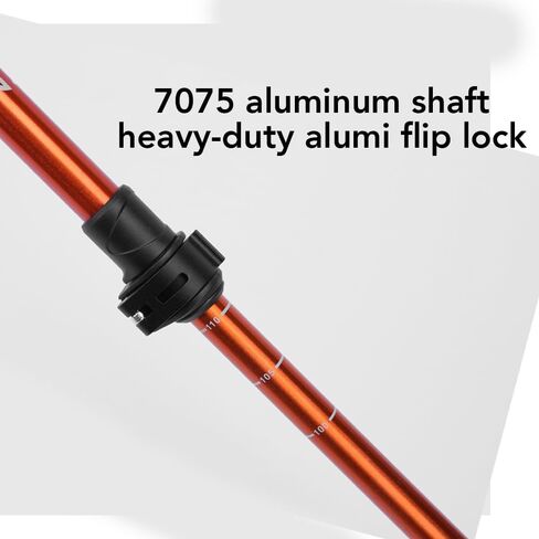 Selfie Trekking Pole – Ultralight 7075 Aluminum Hiking Poles with Built-in 1/4" Mount, Selfie Clamp, Tripod & Camera Kit – Adjustable Flip-Lock Walking Stick for Men & Women in Kuwait