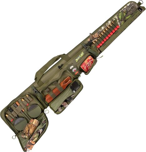 Allen Company Gear Fit Pursuit Shocker 52" Lockable Shotgun Case, Green/Mossy Oak Obsession Camo Accents in Saudi Arabia