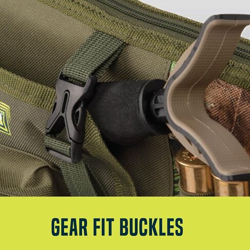 Allen Company Gear Fit Pursuit Shocker 52" Lockable Shotgun Case, Green/Mossy Oak Obsession Camo Accents in Saudi Arabia