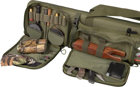 Allen Company Gear Fit Pursuit Shocker 52" Lockable Shotgun Case, Green/Mossy Oak Obsession Camo Accents in Saudi Arabia