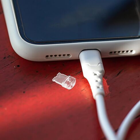 USB C Dust Plug: Transparent Type C Plug Cover Charging Port Caps USB-C Port Cover - Anti Dust Covers Plugs Covers Protector Compatible with Most Type-C Devices Smart Phones Laptops in Saudi Arabia
