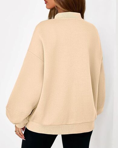 KIRUNDO Womens Fall Fashion 2025 Oversized Zip Up Sweatshirt Jackets Casual Long Sleeve Bomber Outerwear Winter Outfits in Saudi Arabia