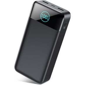 شاحن محمول بقوة 50800 مللي أمبير في الساعة، بطارية خارجية بقدرة 25 وات PD QC 4.0 USB C للشحن السريع، شاحن الهاتف المحمول المحمول الأساسي للسفر في الهواء الطلق متوافق مع iPhone 17/16/15/14/13، سامسونج، أندرويد in Kuwait