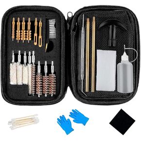 Handgun Cleaning Kit, 25 in 1 Universal Gun Cleaning Kit for .22 .357 .38/9mm .40 .45 Caliber, Pistol Cleaning Kit Gun Brush Tools Gun Accessories in Saudi Arabia