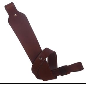 Leather Cobra Rifle Gun Sling Buffalo Leather Rifle Gun Cobra-Style Sling - Chestnut Tan Fits 1' Swivels in Saudi Arabia