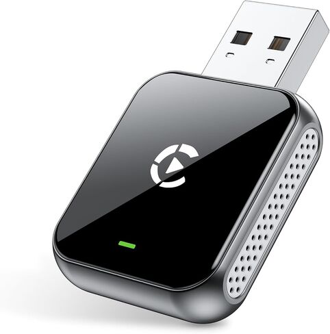 محول CarPlay لاسلكي صغير، محول ترقية 2025 للسيارات مع Apple Carplay سلكي مدمج، التوصيل والتشغيل، اتصال سريع ومستقر، لهاتف iPhone in Kuwait