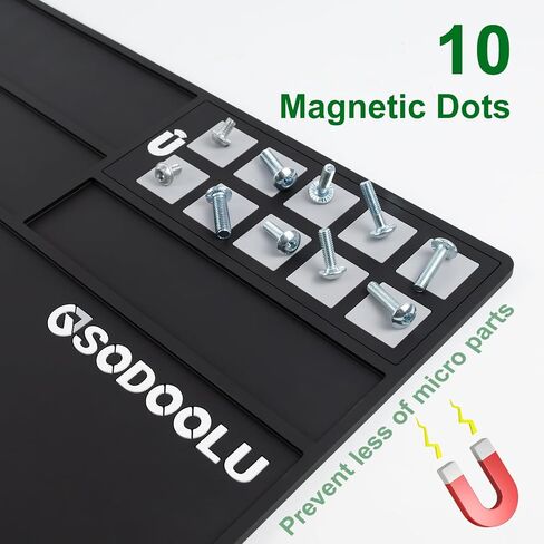 Gun Cleaning Mat with 5 Gun Cleaning Cloths, Non-Slip Magnetic Tool Mat, Gun Cleaning Supplies Kit, Rifle Cleaning Mat Gun Accessories for Men in Saudi Arabia